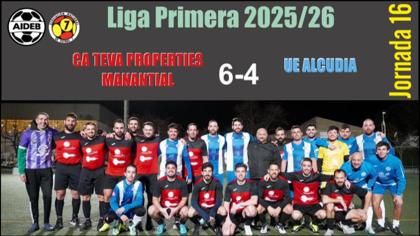 F7 PRIMERA- CA TEVA PROPERTIES MANANTIAL - UE ALCUDIA